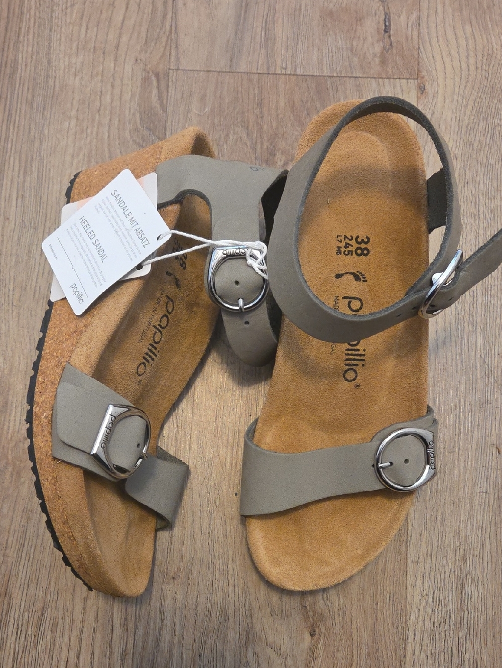 Papillio Birks Wedge Leather Sandal